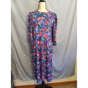 Jenny Petites Vintage Floral Dress